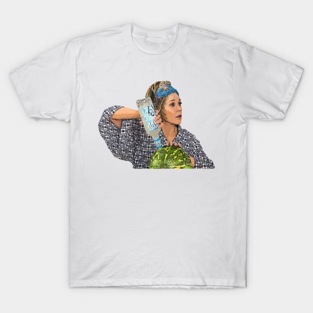 Grace Hanson Cooking Watermelon and Vodka T-Shirt by baranskini